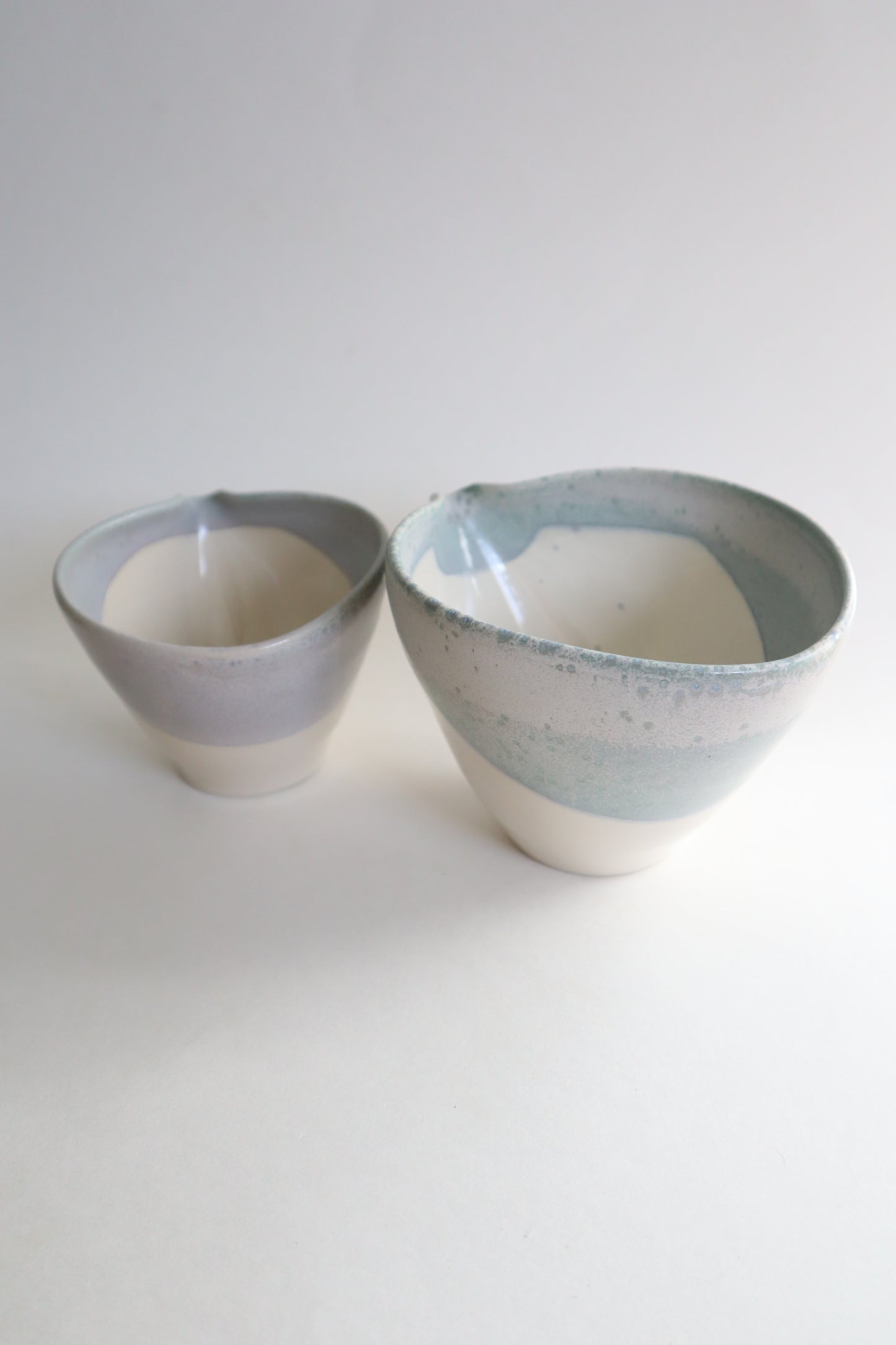 nesting raindrop matcha bowls