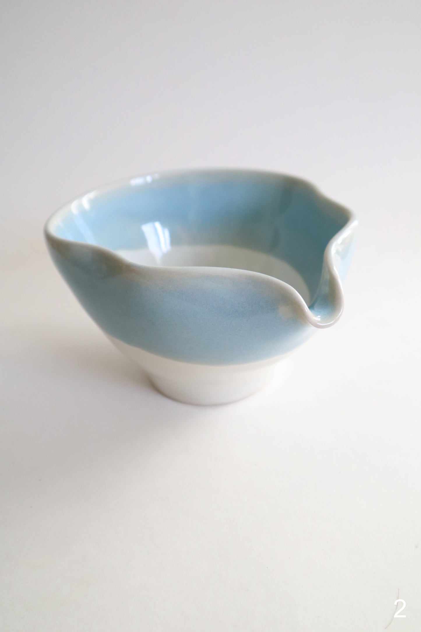 glacier seashell matcha bowl and set