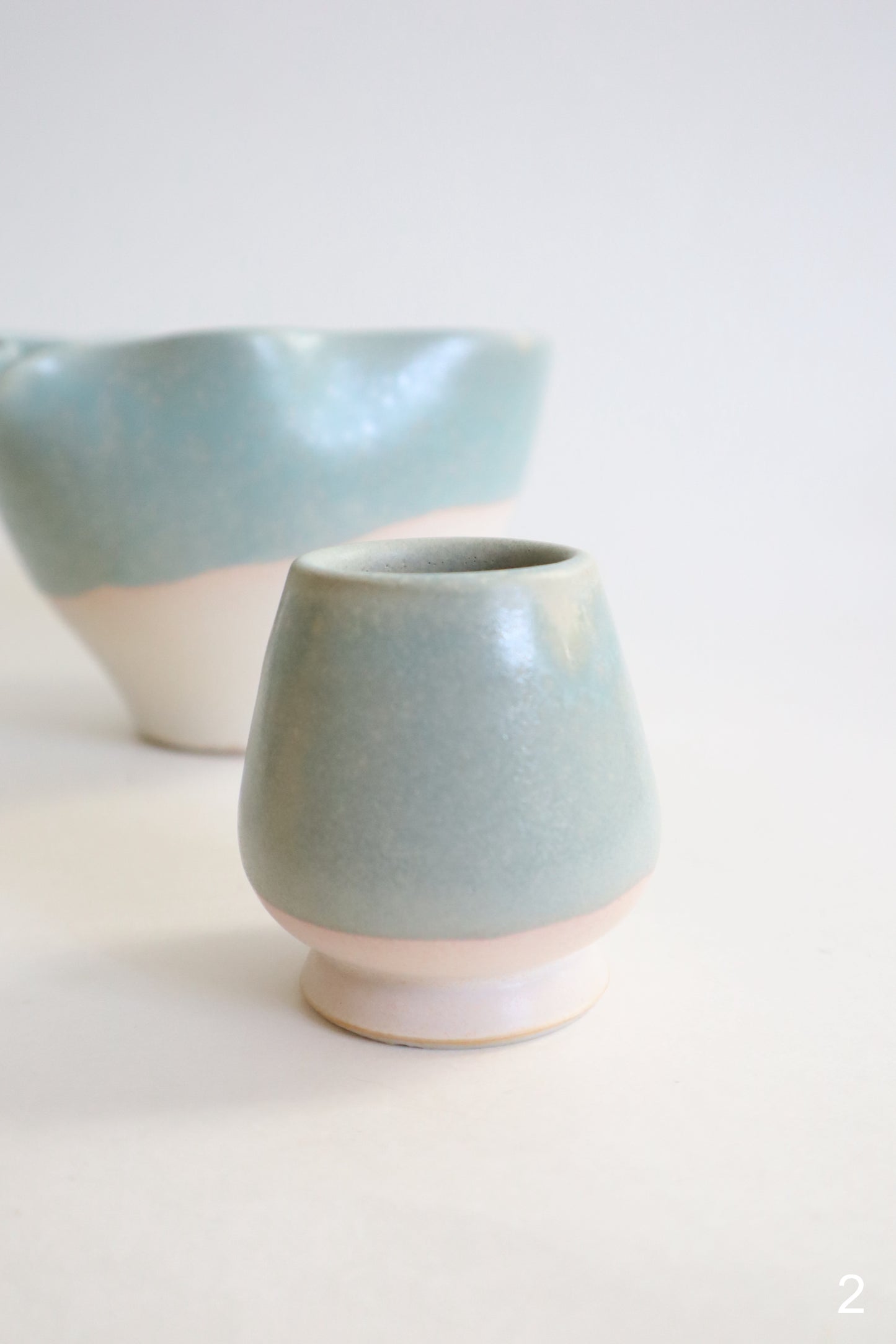 elafonissi seashell matcha bowl sets