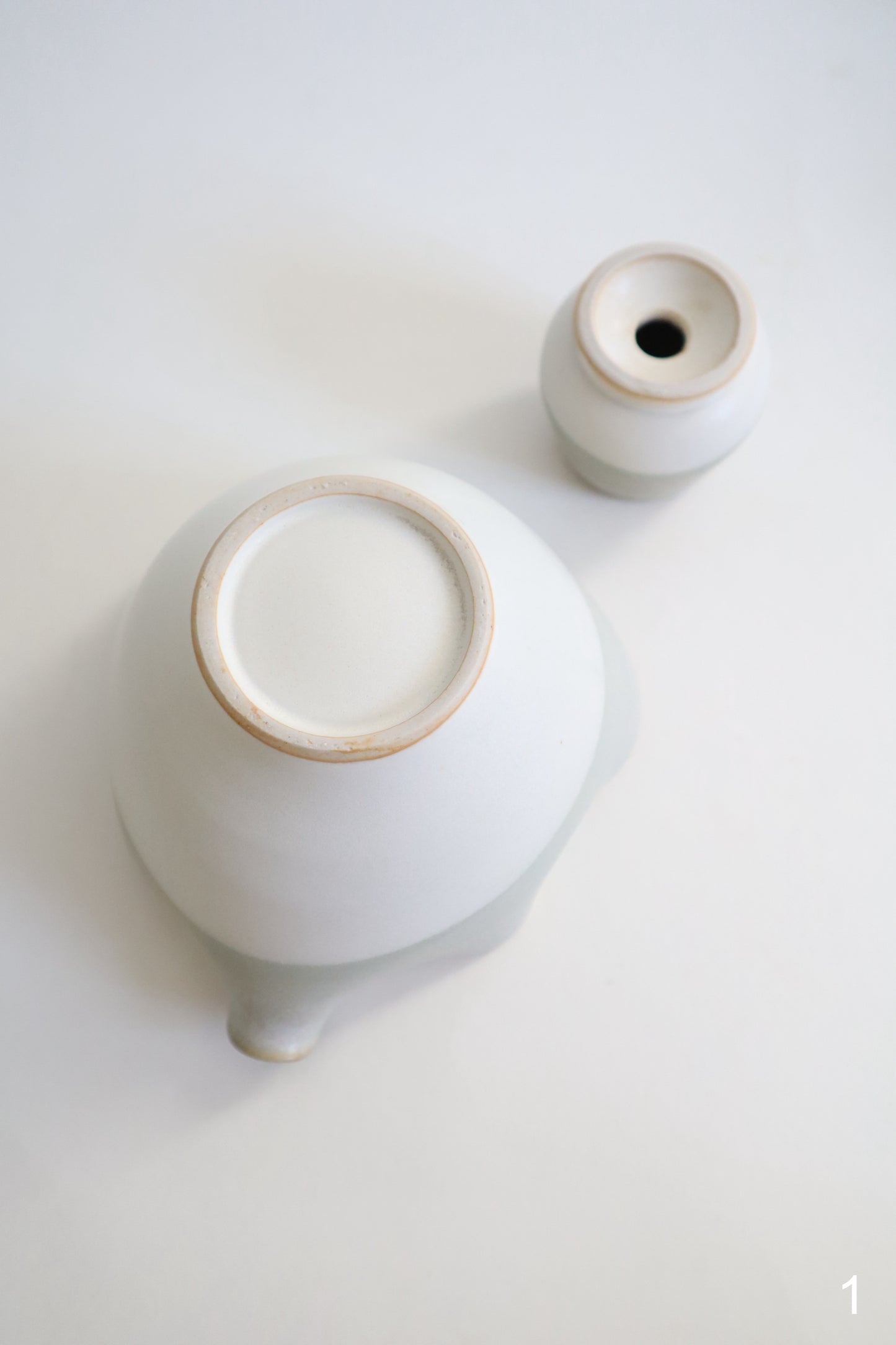 ming marble seashell matcha bowl sets