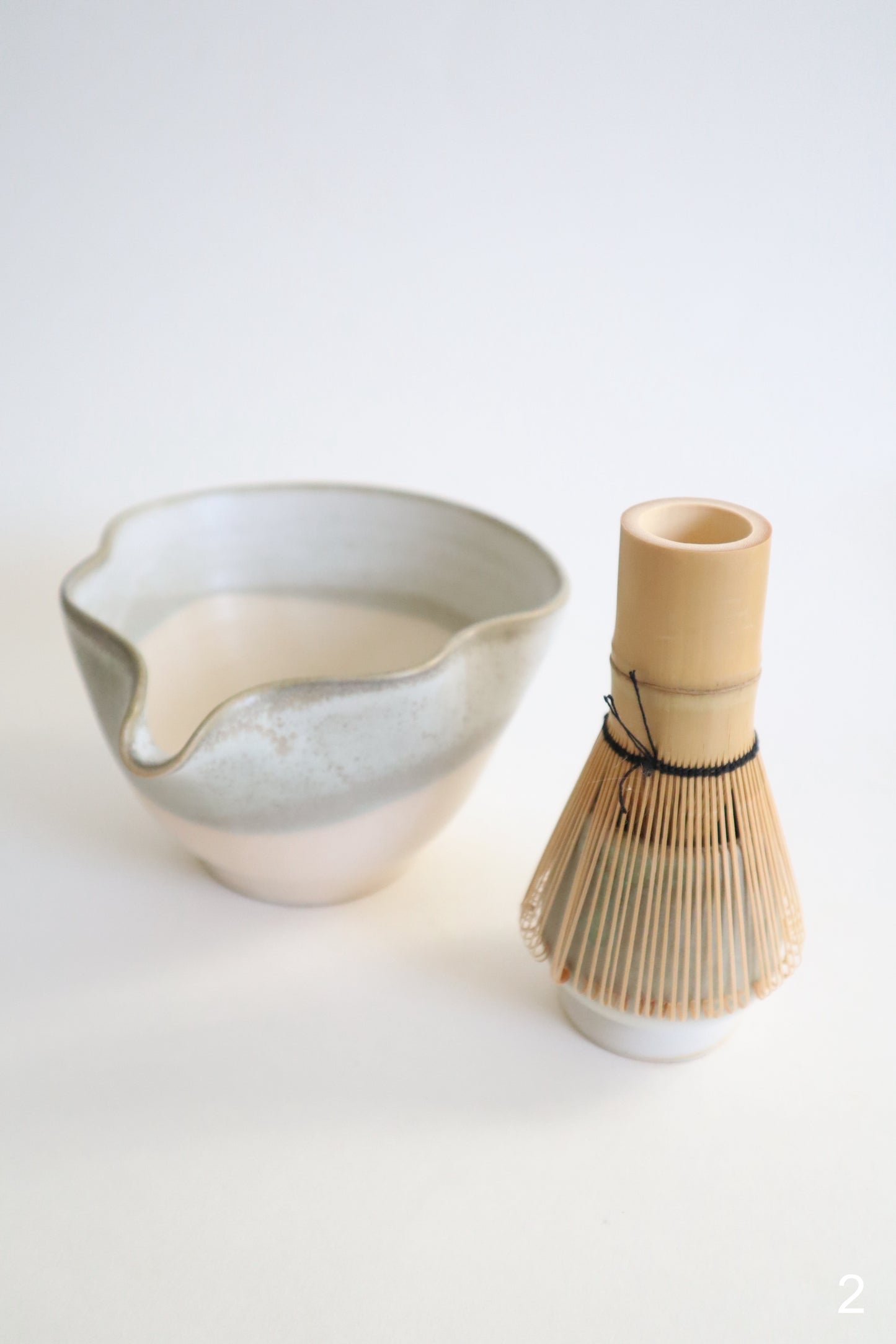 ming marble seashell matcha bowl sets