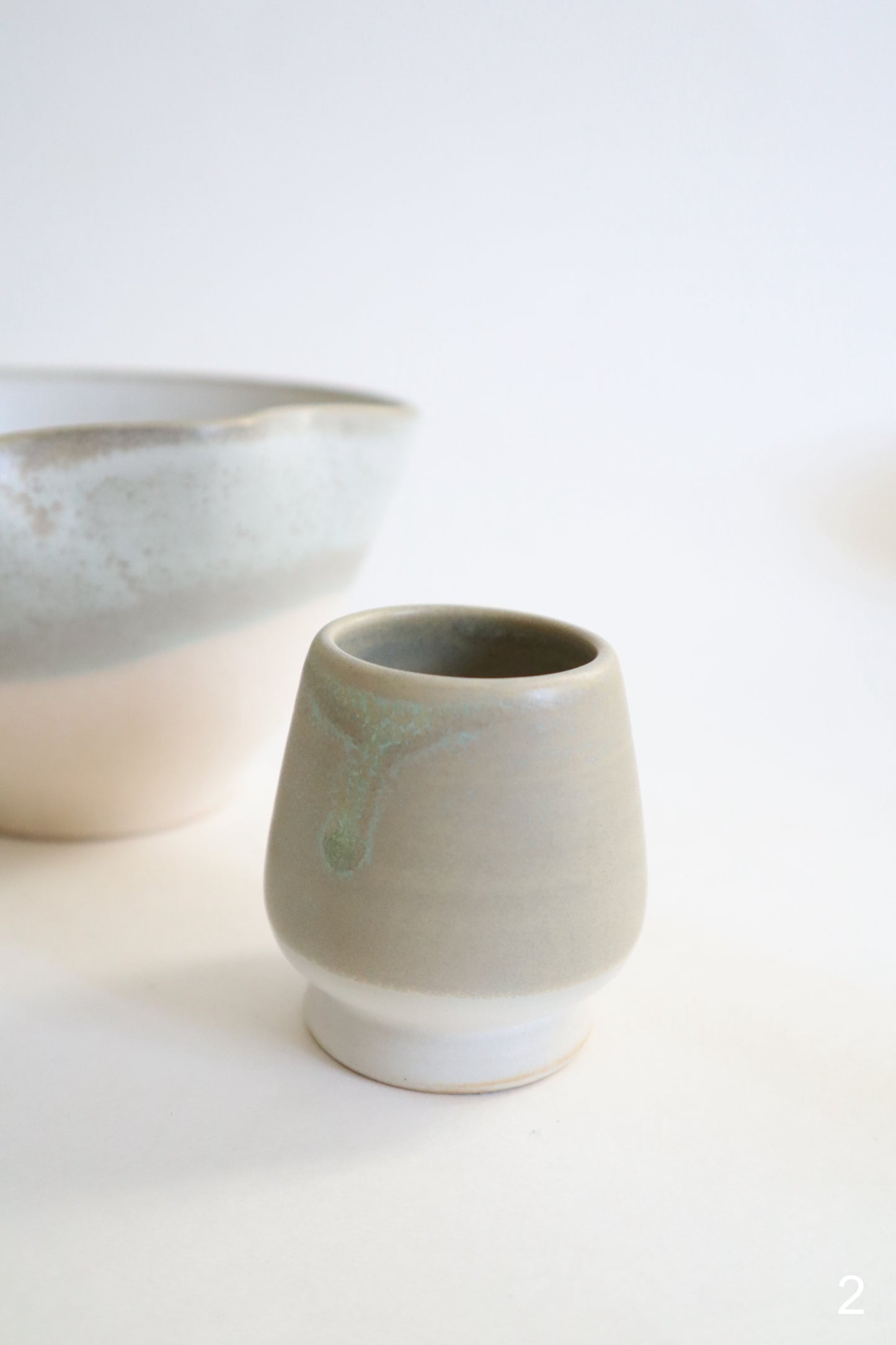 ming marble seashell matcha bowl sets