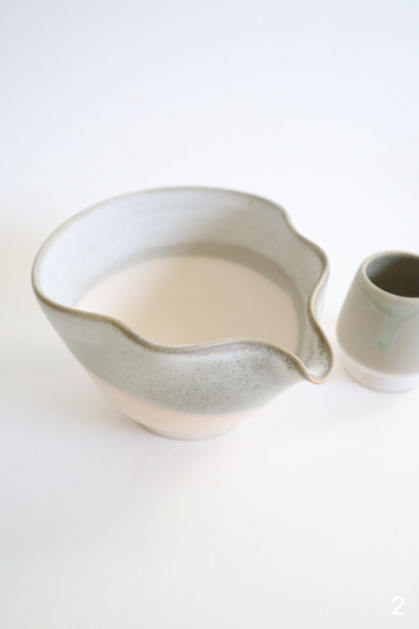 ming marble seashell matcha bowl sets
