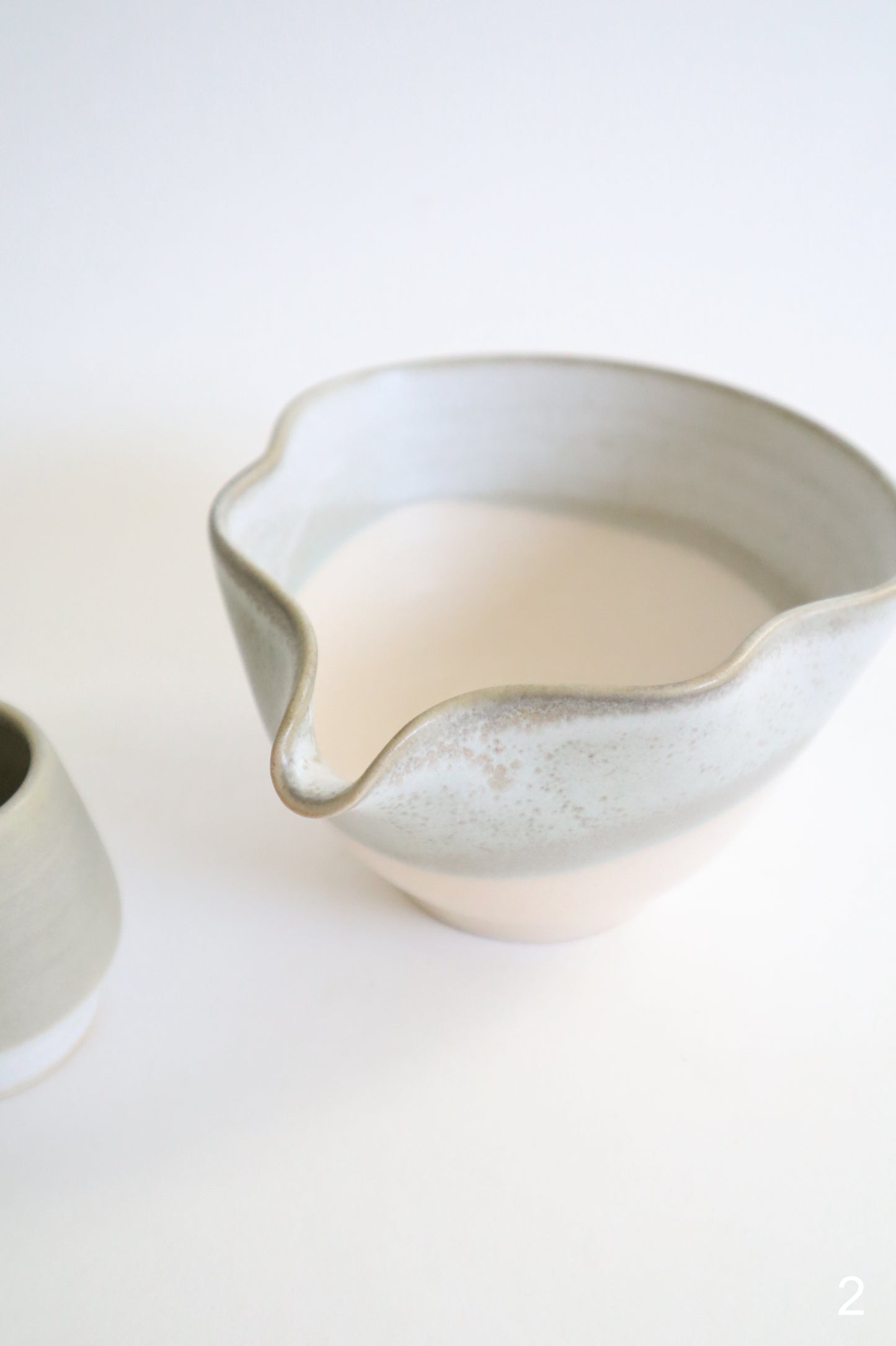 ming marble seashell matcha bowl sets