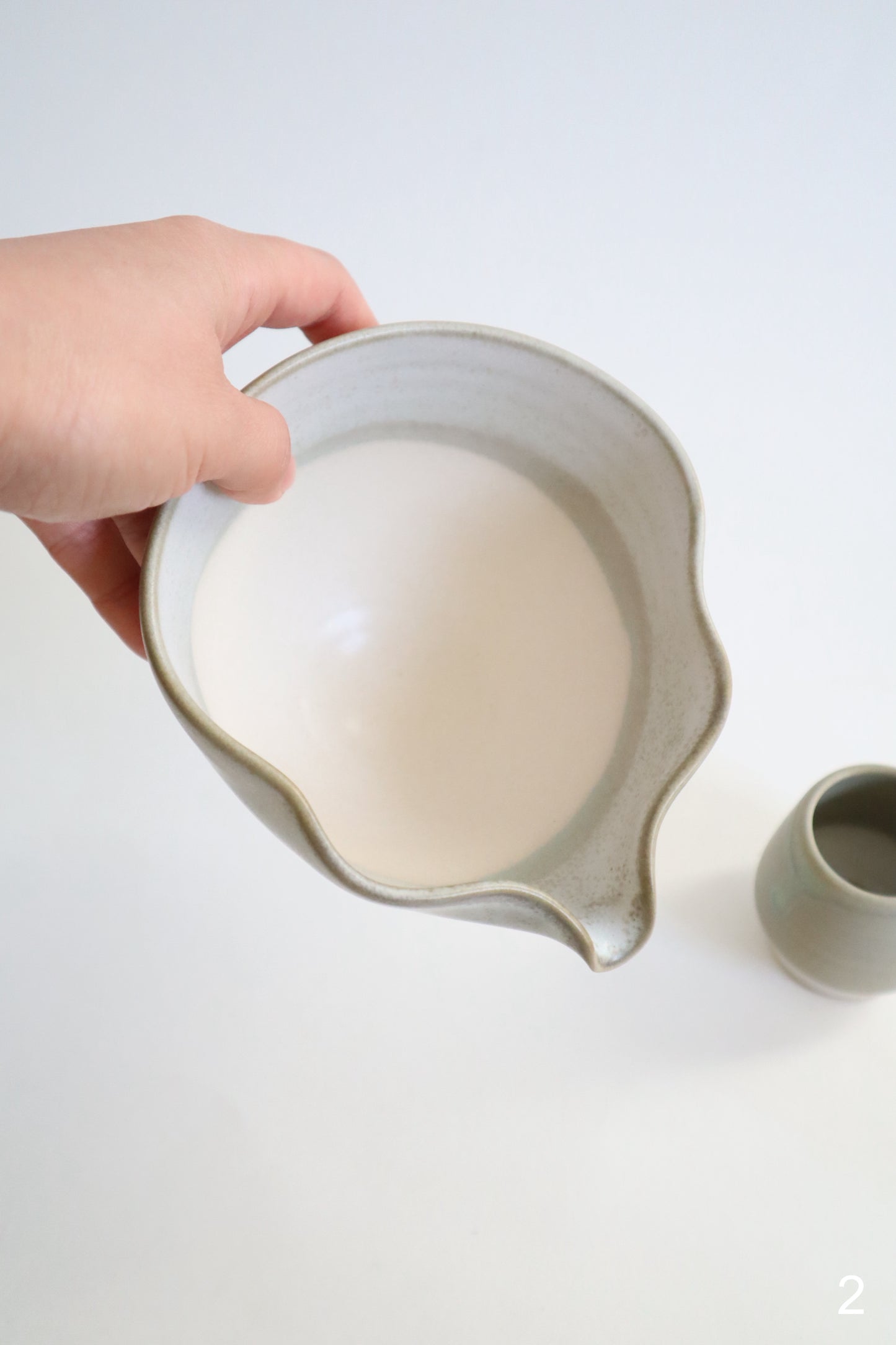 ming marble seashell matcha bowl sets
