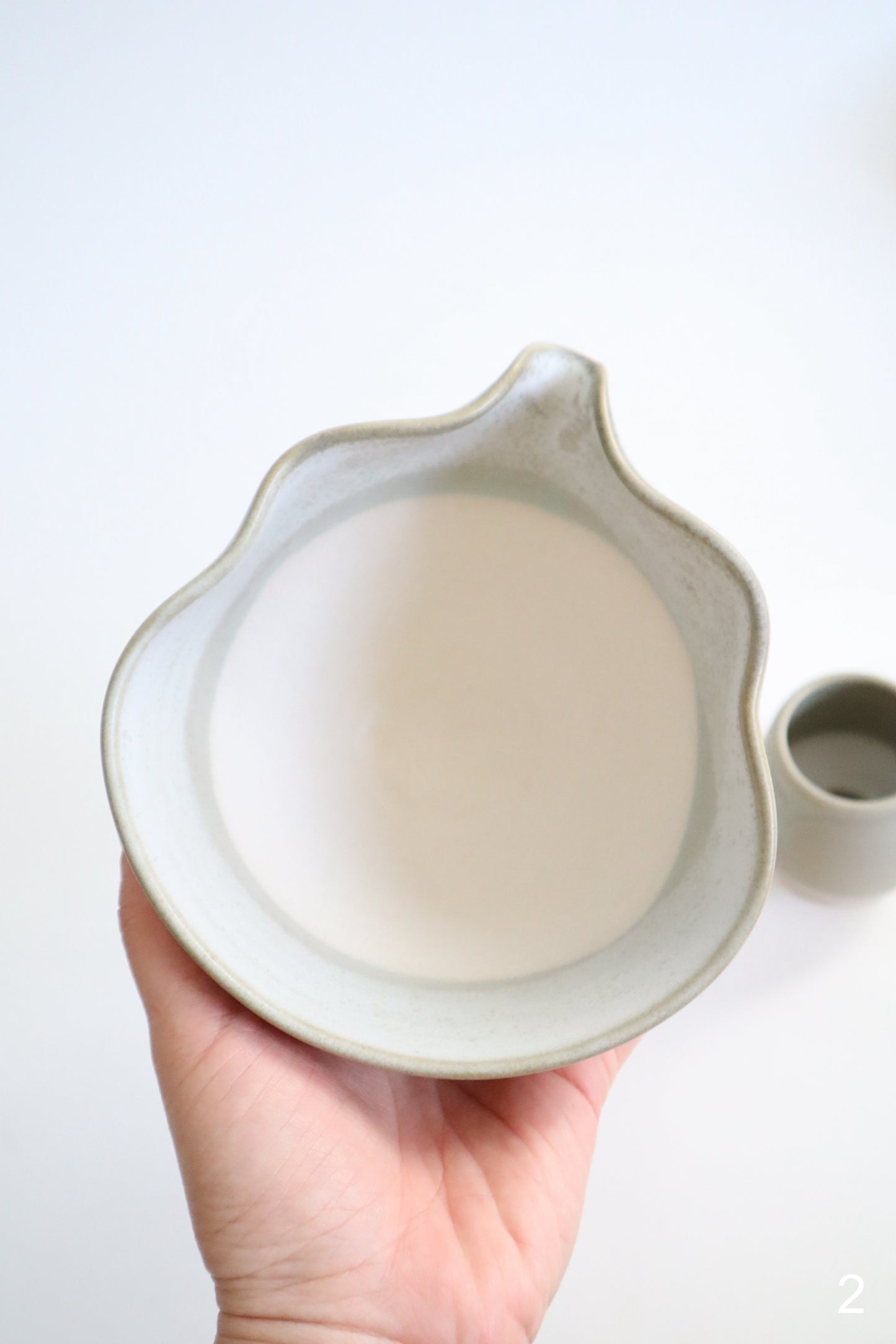 ming marble seashell matcha bowl sets