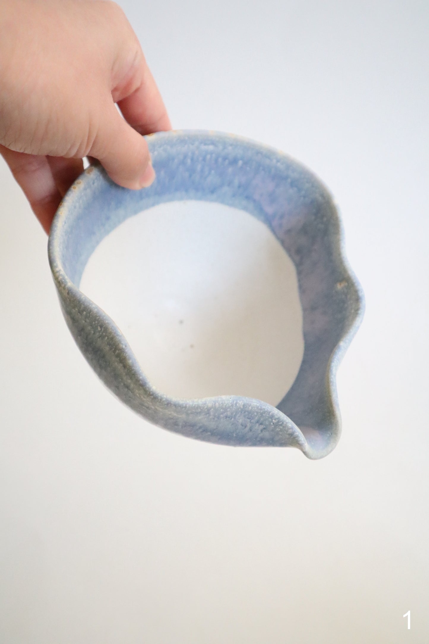 rain seashell matcha bowl