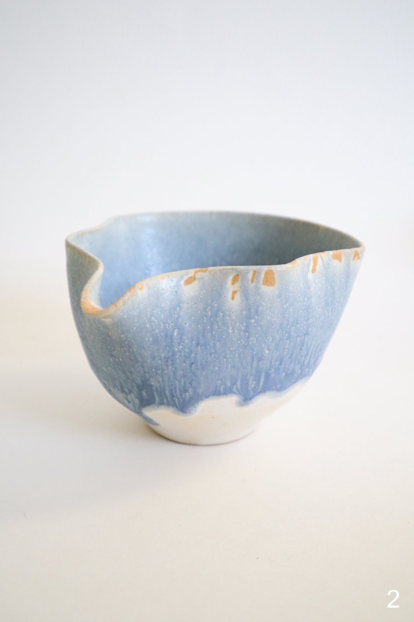 rain seashell matcha bowl