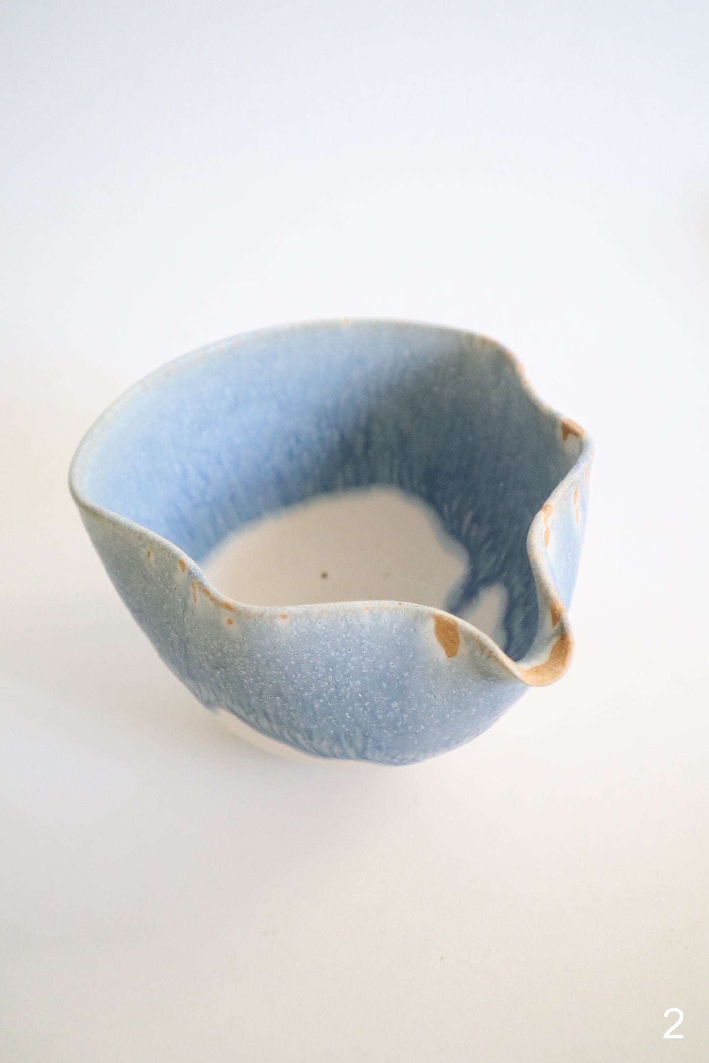 rain seashell matcha bowl