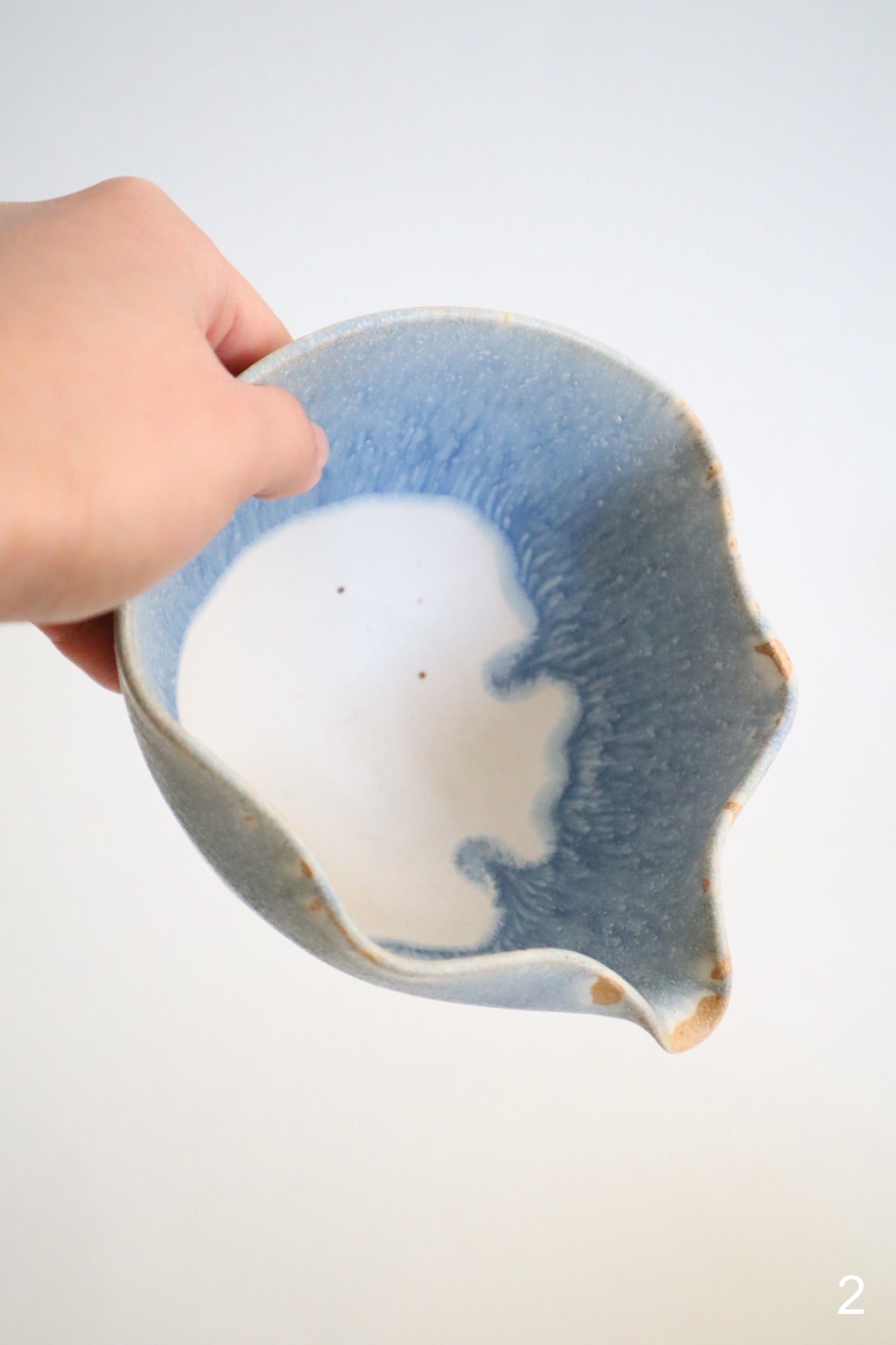 rain seashell matcha bowl