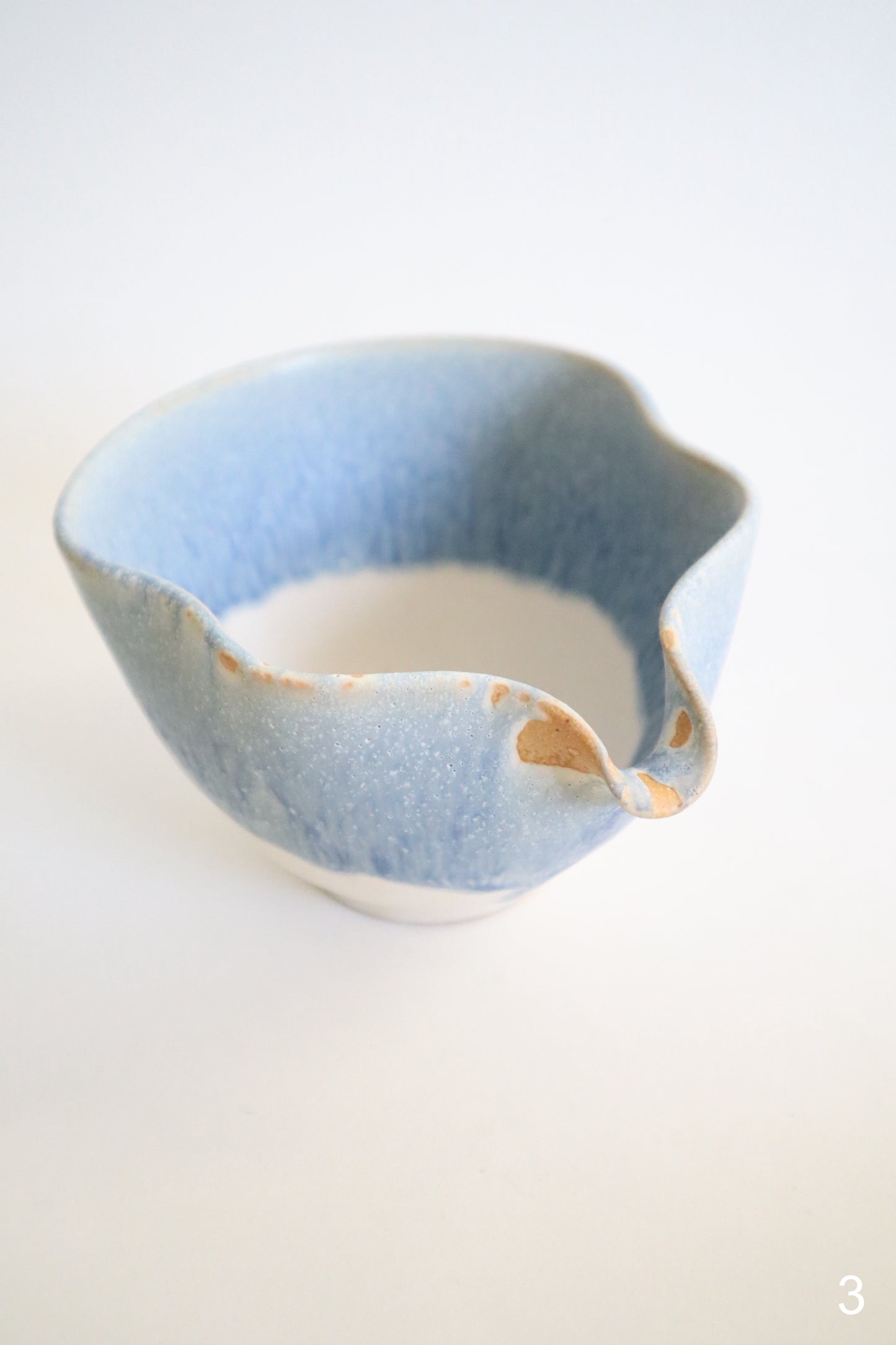 rain seashell matcha bowl