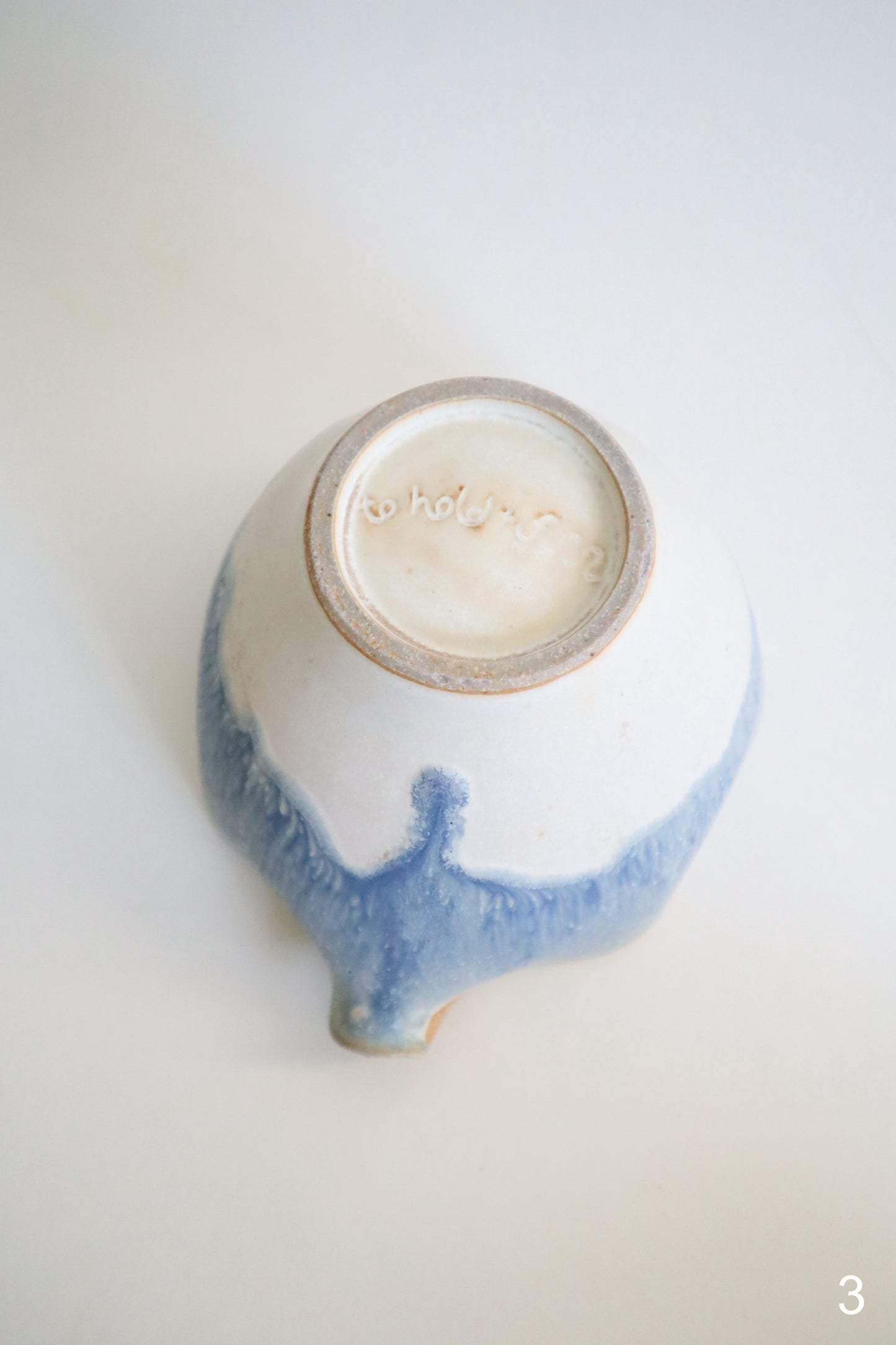 rain seashell matcha bowl