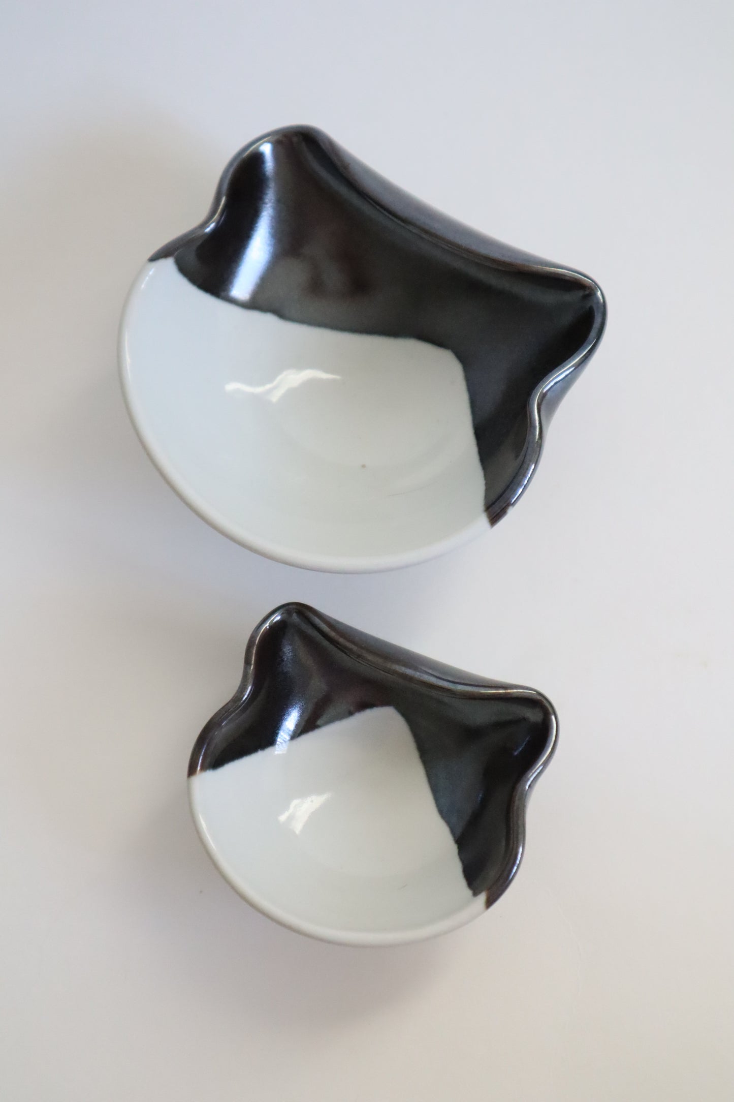 tuxedo cat dishes