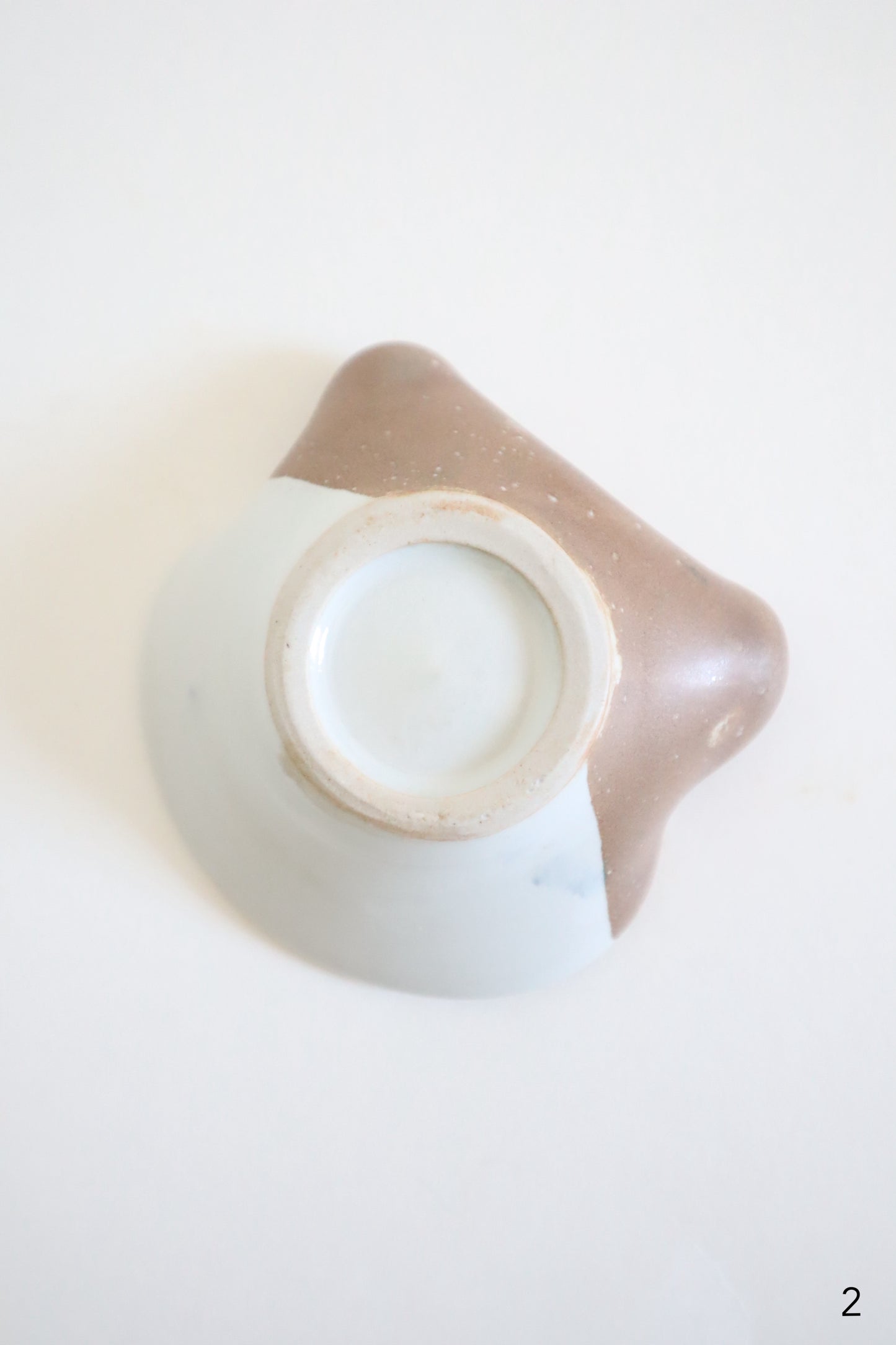 small brown & white cat dishes