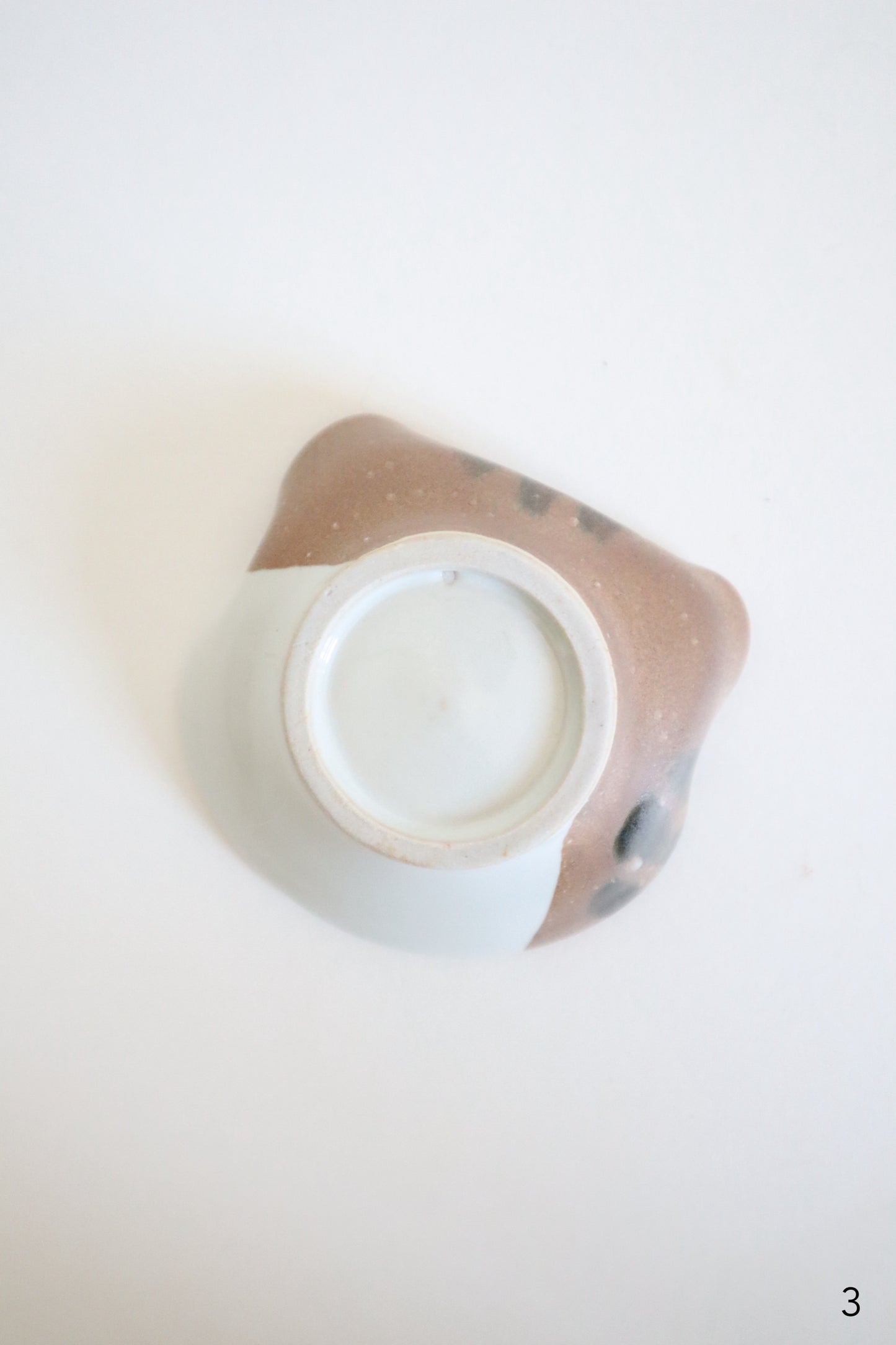 small brown & white cat dishes