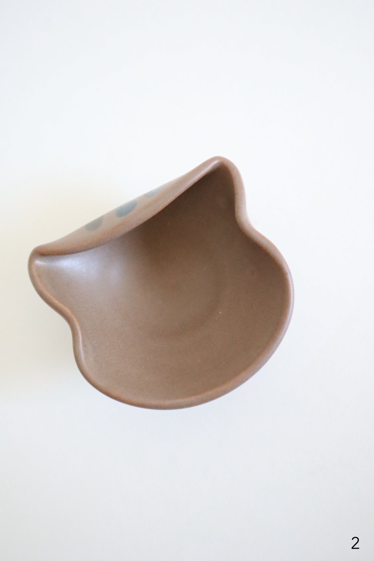 small brown cat dishes