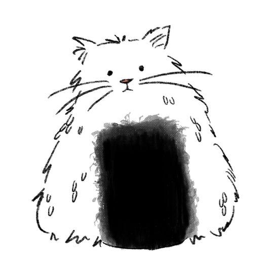 cat onigiri stickers